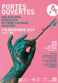 Portes ouvertes des Ateliers du Père Lachaise Associés. Du 7 au 8 décembre 2019 à Paris. Paris.  14H00